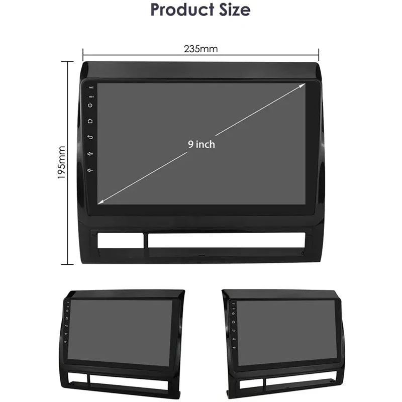 Radio Pantalla Carplay para Toyota Tacoma 2 N200 Hilux 2005-2015