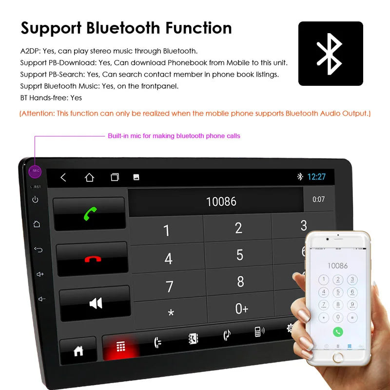 Radio Pantalla Carplay para Hyundai Elantra Avante MD I35 2011-2013