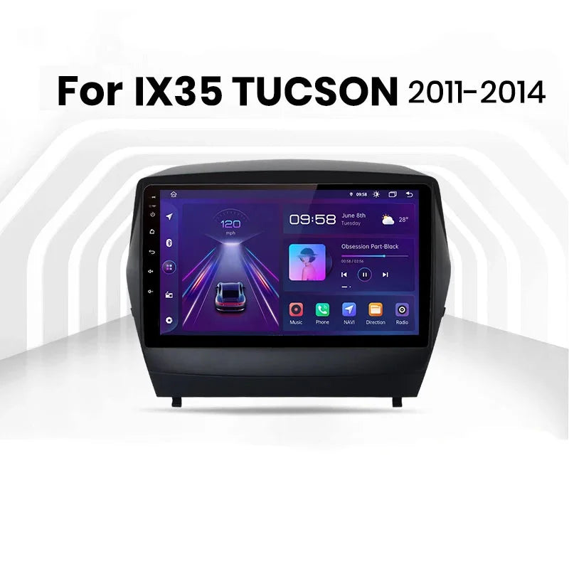 Producto Hyundai Android 12 Radio For Ix35 1 2 Tucson 2 LM 2009-2015